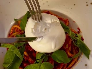 Pasta con N’duja e Buratta