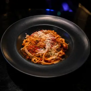 Tagliatelle amatriciana