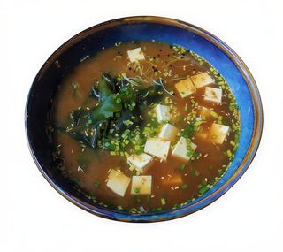 Zupa miso z tofu