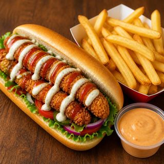 Zestaw : Chicker + frytki