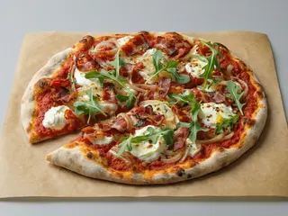 Pizza Becon & Eggs 50cm