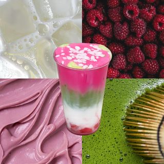 Matcha Malinowa