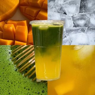 Matcha Mango Spritz