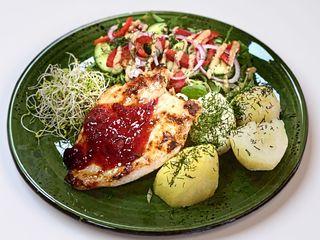 Pierś grillowana zestaw