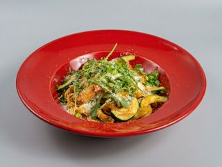 Tagiatelle z krewetkami