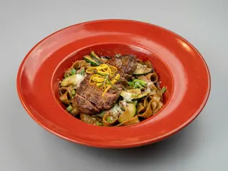 Tagiatelle z wołowiną