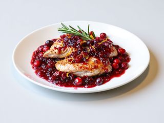 Kurczak z żurawiną