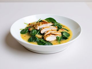 Kurczak ze szpinakiem