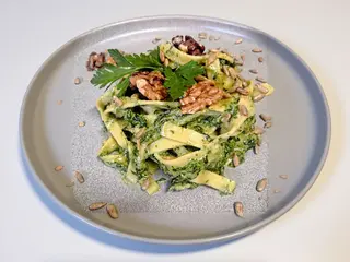 Tagliatelle ze szpinakiem
