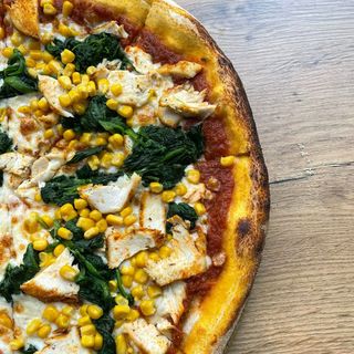 Pizza Pollo e Spinaci