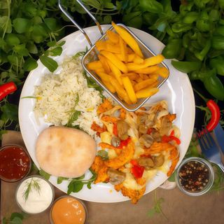 Shoarma z farszem i serem