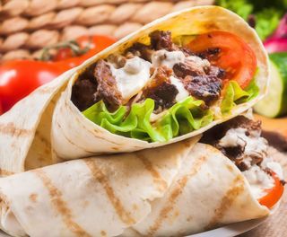 Вurum kebap tortilla-wrap