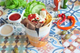 Box z frytkami - french fries