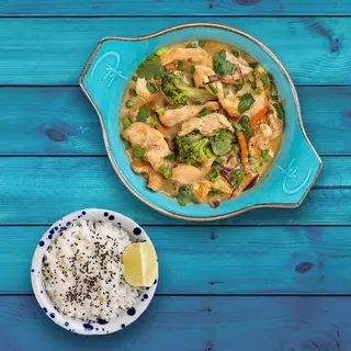 Zielone curry z kurczakiem 500g