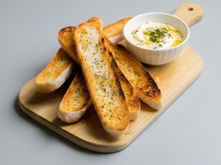 Czekadelka z masłem czosnkowym