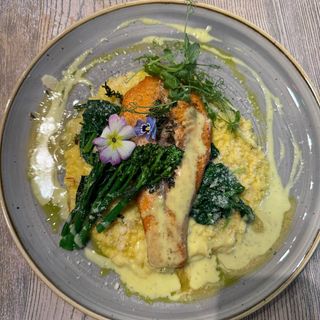 RYBA - HIT!  SANDACZ na risotto z sosem limonkowym