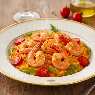 RISOTTO z krewetkami Black Tiger