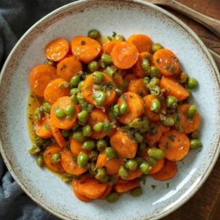 Marchewka z groszkiem