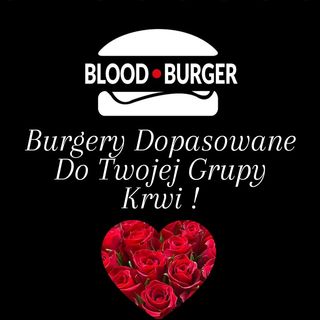 Blood Burger Pomarańczowa Poetyka z Kurczakiem NOWOŚC !