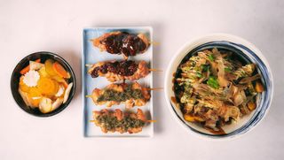 Yakitori momo set