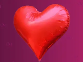 Balon serce 60cm