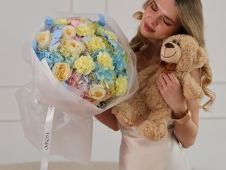 Meadow Breeze (dk 10) + miś beżowy