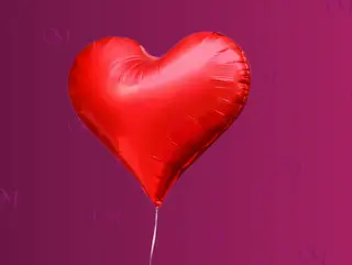 Balon serce, 35cm