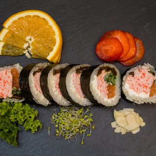 Futomaki ŁOSOŚ & KRAB | 6 szt