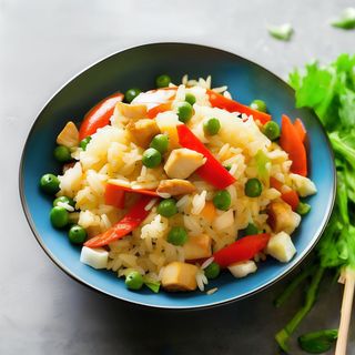 Ryż smażony z wołowiną