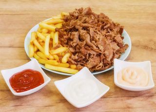 Talerz kebab bez surówek