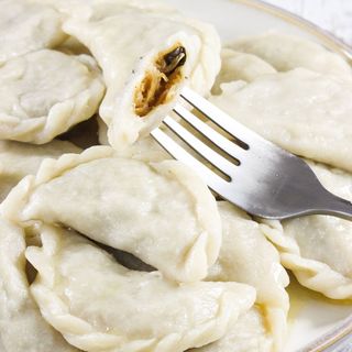Pierogi z kapustą i pieczarkami 7szt
