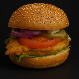Strips burger