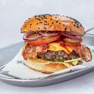 Burger Texas z kurczakiem