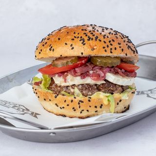 Burger Kozi z kurczakiem