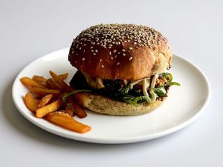 Burger Shrimps onion