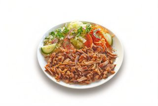 Greco kebap na talerzu średni