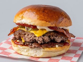 Smash Burger + frytki steakhouse