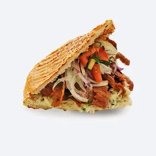 Kebab w bułce średni