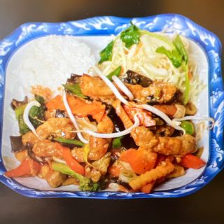 Schab na gorącym półmisku