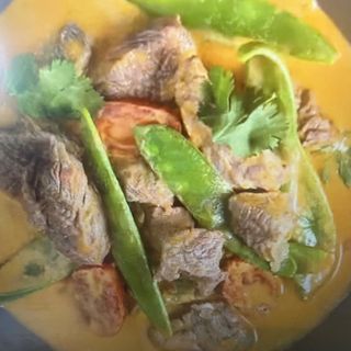 Wołowina Curry Thai-czerwone