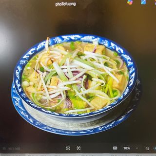 Zupa Mien z krewetkami (duża)