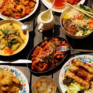 Makaron sojowy z kurczakiem