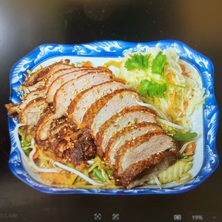 Makaron Tajski z kaczką