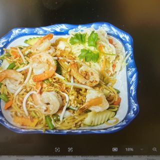 Makaron Tajski z krewetkami