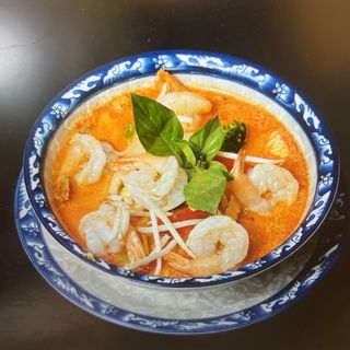 Krewetki Curry Thai-czerwone