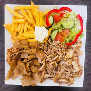 Talerz kebab mięso mieszane (małe)