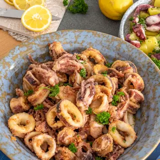 Kalmary z grzybami 350g