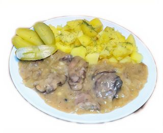 Wątróbka drobiowa w sosie