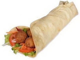 Rollo Tortilla amerykański wegetariański średni