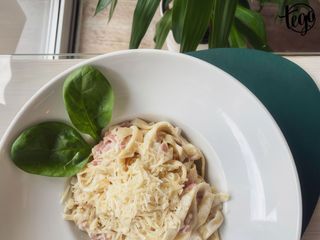 3. Tagliatelle a'la carbonara